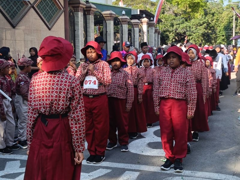 GERAK JALAN SD TINGKAT KECAMATAN JANGKAR